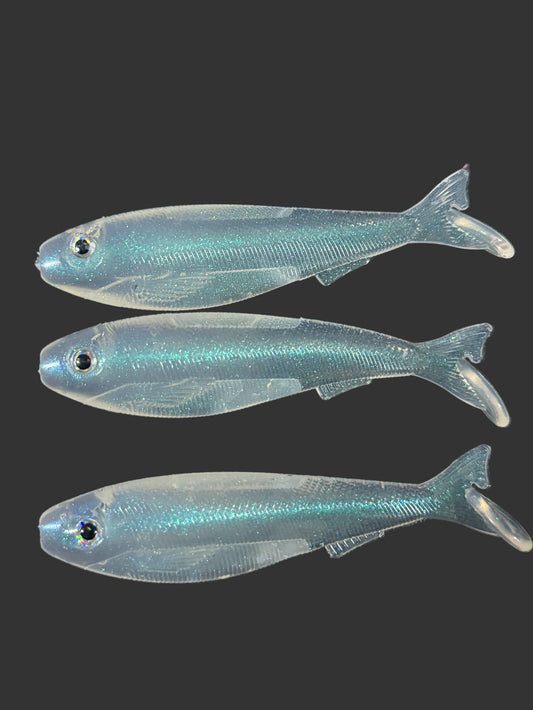 4.3" Swimbait Lures x 3